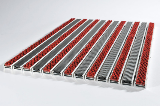 Tapis d'entrée 17RG premium rouge